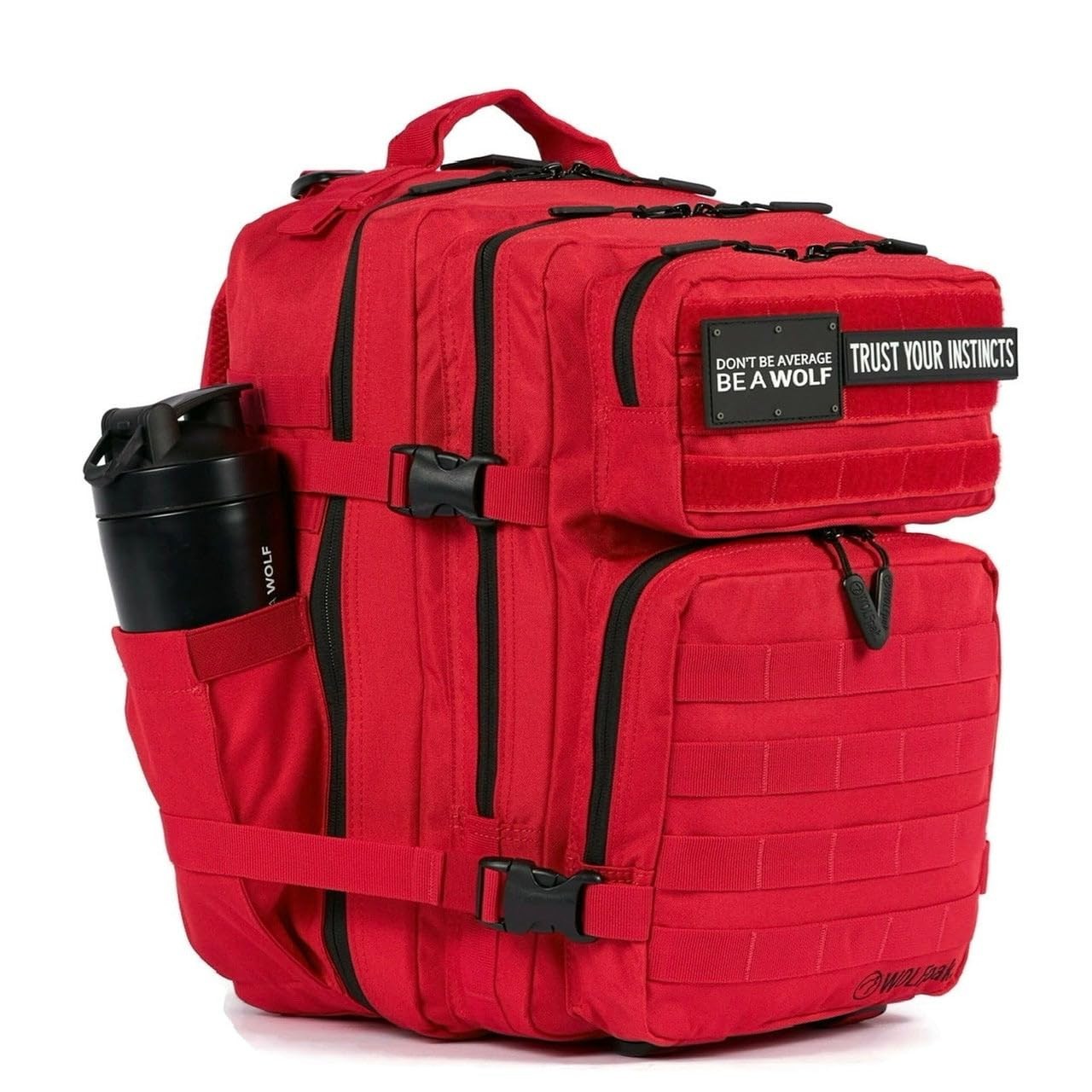 Durable 35L Waterproof Gym Backpack   MOLLE Webbing, Laptop Pocket, 1000D Oxford4