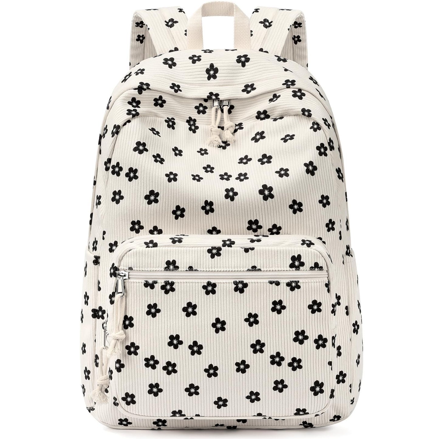 Trendy Preppy Corduroy Kids Backpack, Cute School Bookbag for Girls1