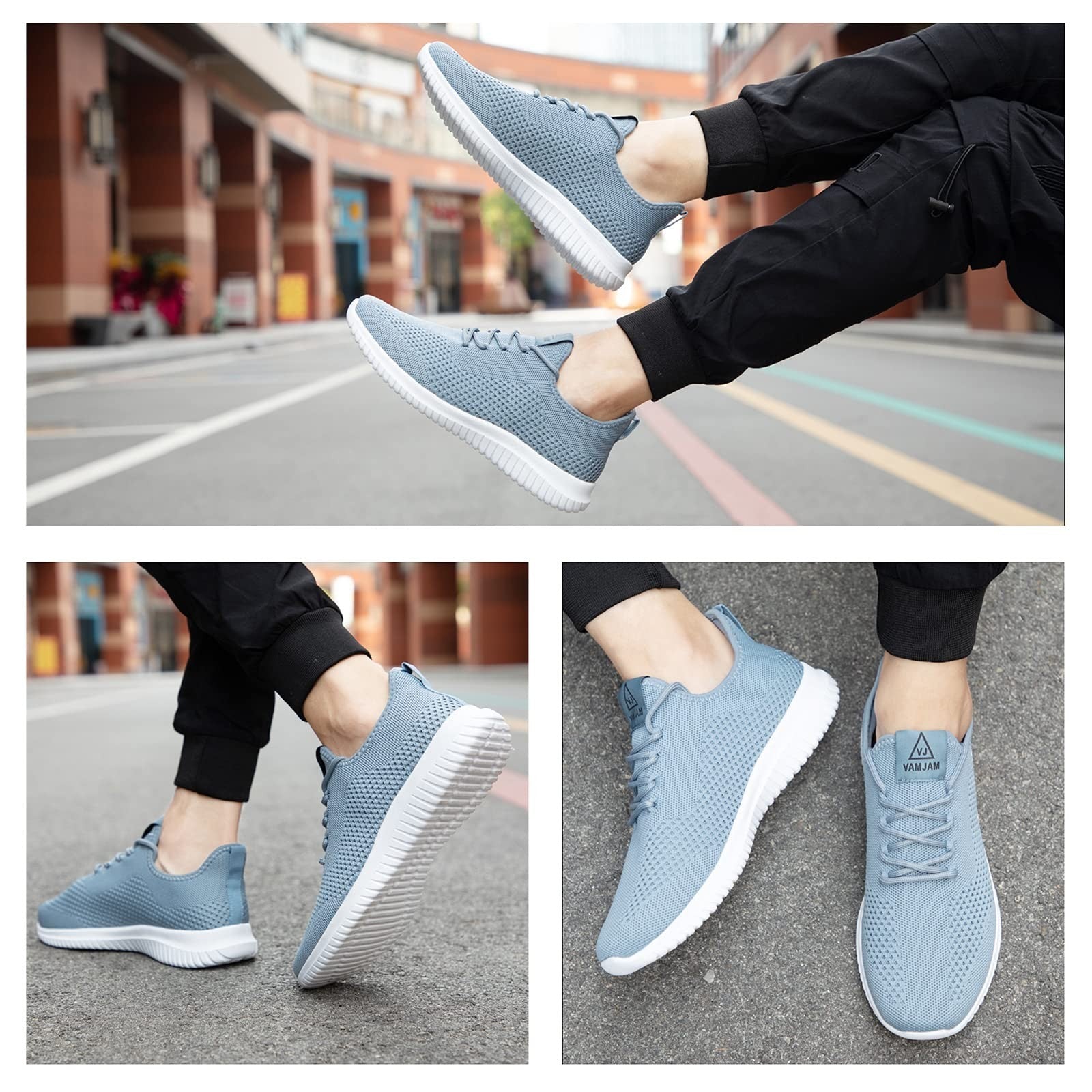Lightweight Breathable Men's Running Shoes - Non-Slip Athletic Sneakers for Walk6