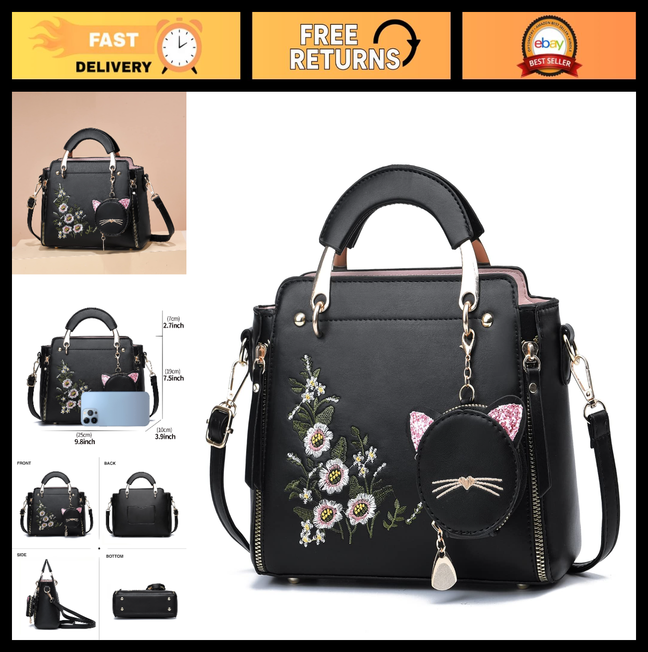 Stylish Women's Crossbody Handbags, Satchel Shoulder Bags & Small Totes0