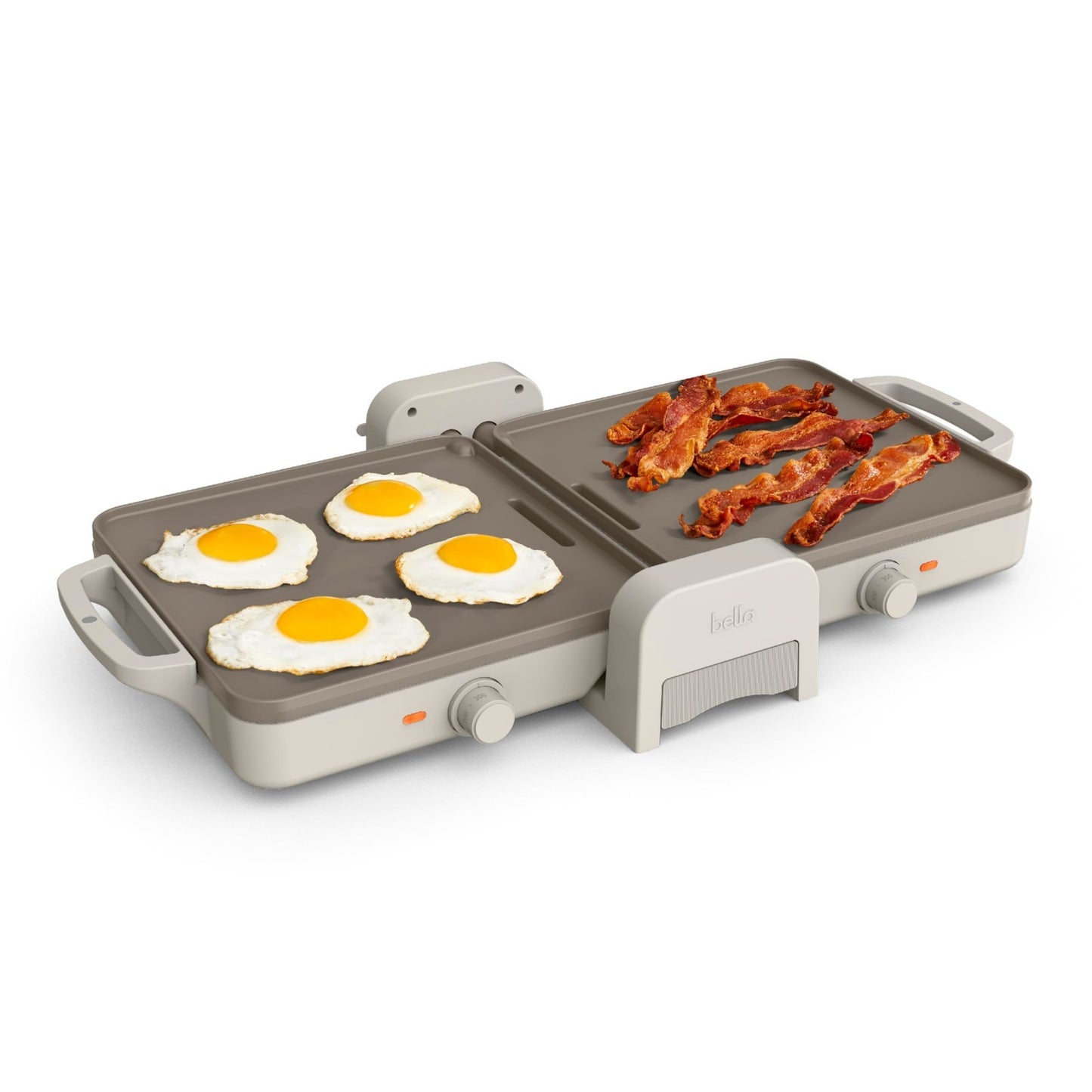 Ceramic Nonstick Griddle 10"x20" - Dual Temp, Fits Anywhere, 1500W, Dishwasher S1