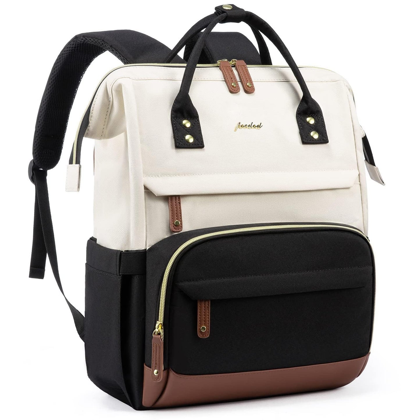 Stylish 18" Laptop Backpack for Women   Anti Theft Travel Bag with USB Port, Dur1