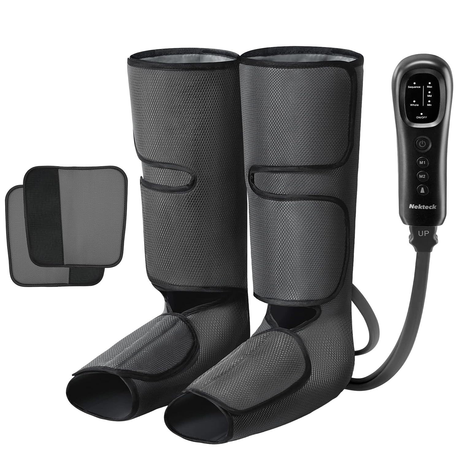 Air Compression Leg Massager for Circulation & Relaxation - Foot & Calf Pain Rel1