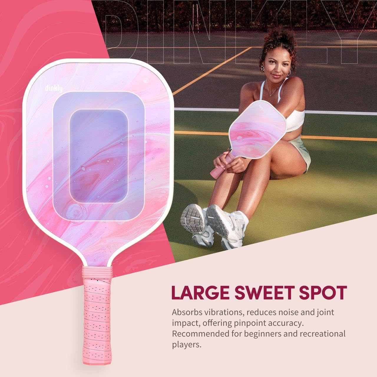 Pickleball Paddle Set of 2/4, USAPA Approved Graphite/Fiberglass Rackets, Balls2