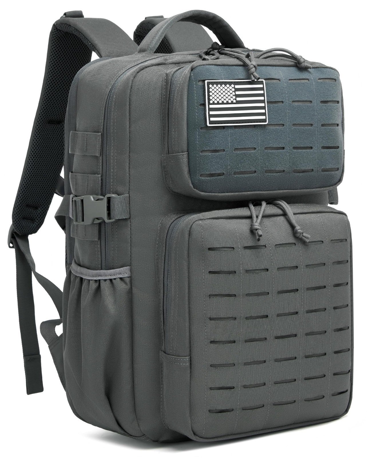 Waterproof Tactical Backpack 25L for Men, 3 Day Assault Pack, MOLLE Design, Blac1