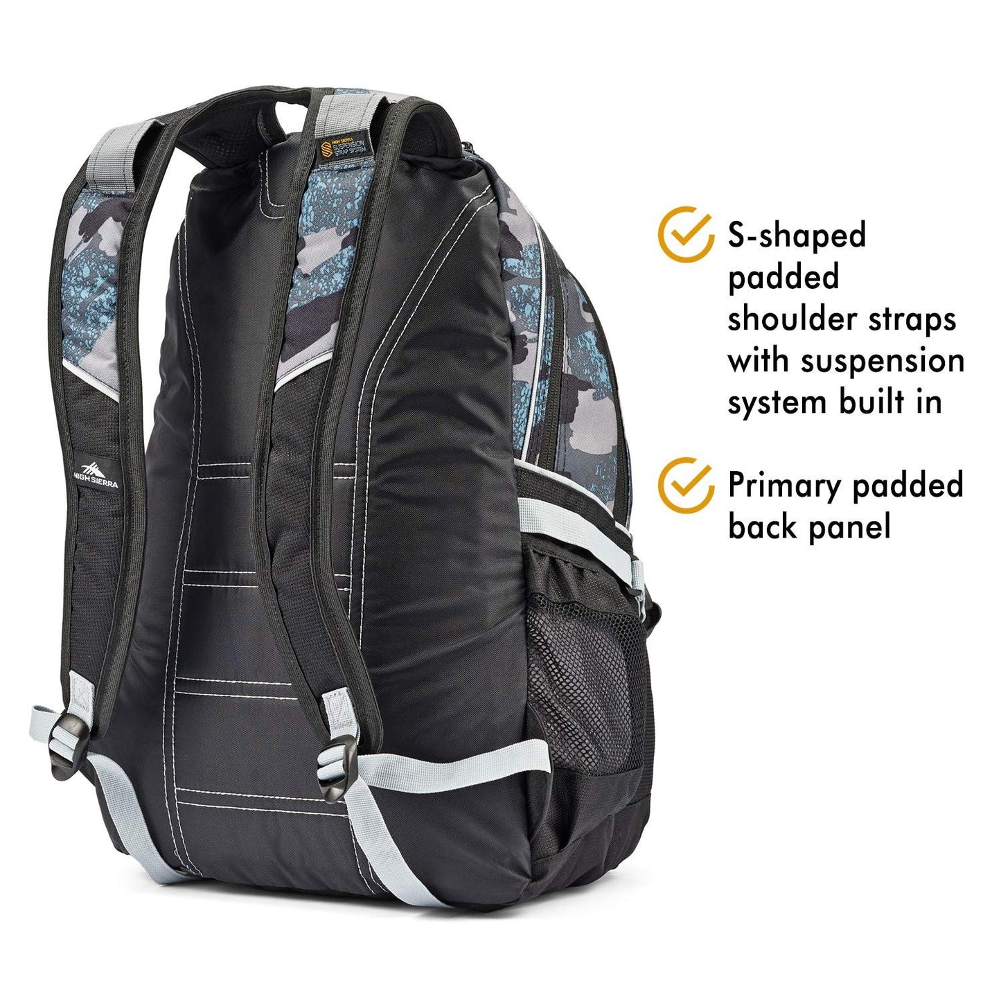 Versatile Travel & Work Backpack with Tablet Sleeve   Graffiti/Black/Ash Design3