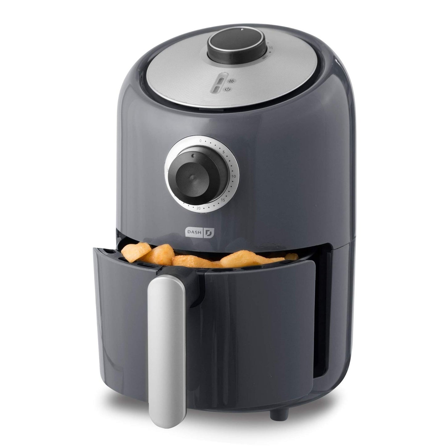 Compact Air Fryer - 2 Quart, Adjustable Temp Control, Auto Shut-Off, Nonstick Ba1