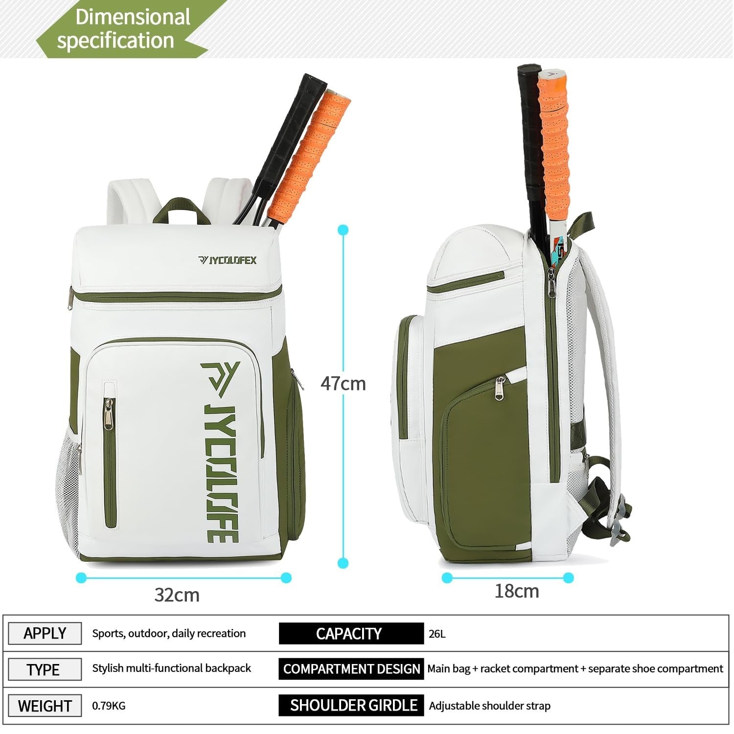 Waterproof Gym Duffel Backpack with Shoe Compartment, 4 Carry Methods, Sports &2
