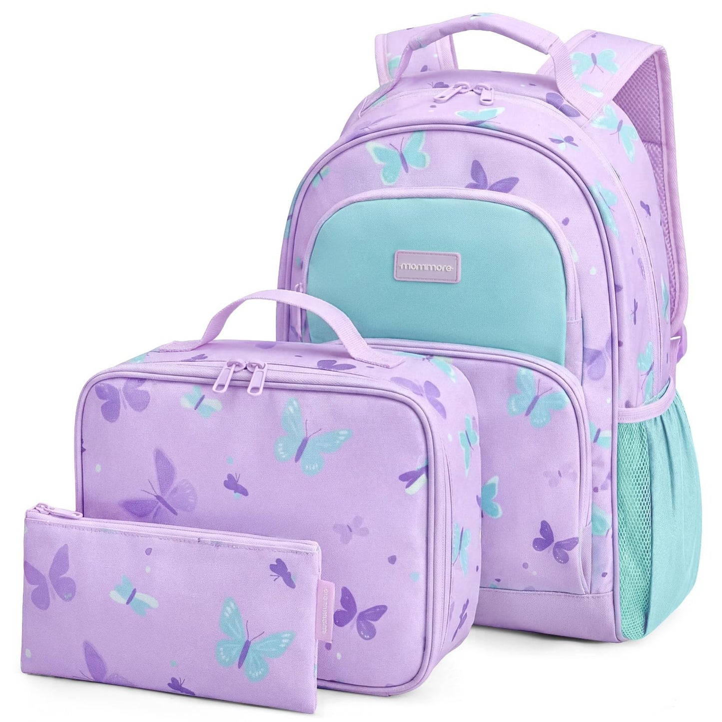 Kids Backpack Set for Kindergarten & Preschool, 3 PCS with Lunch Box & Pencil Ca1