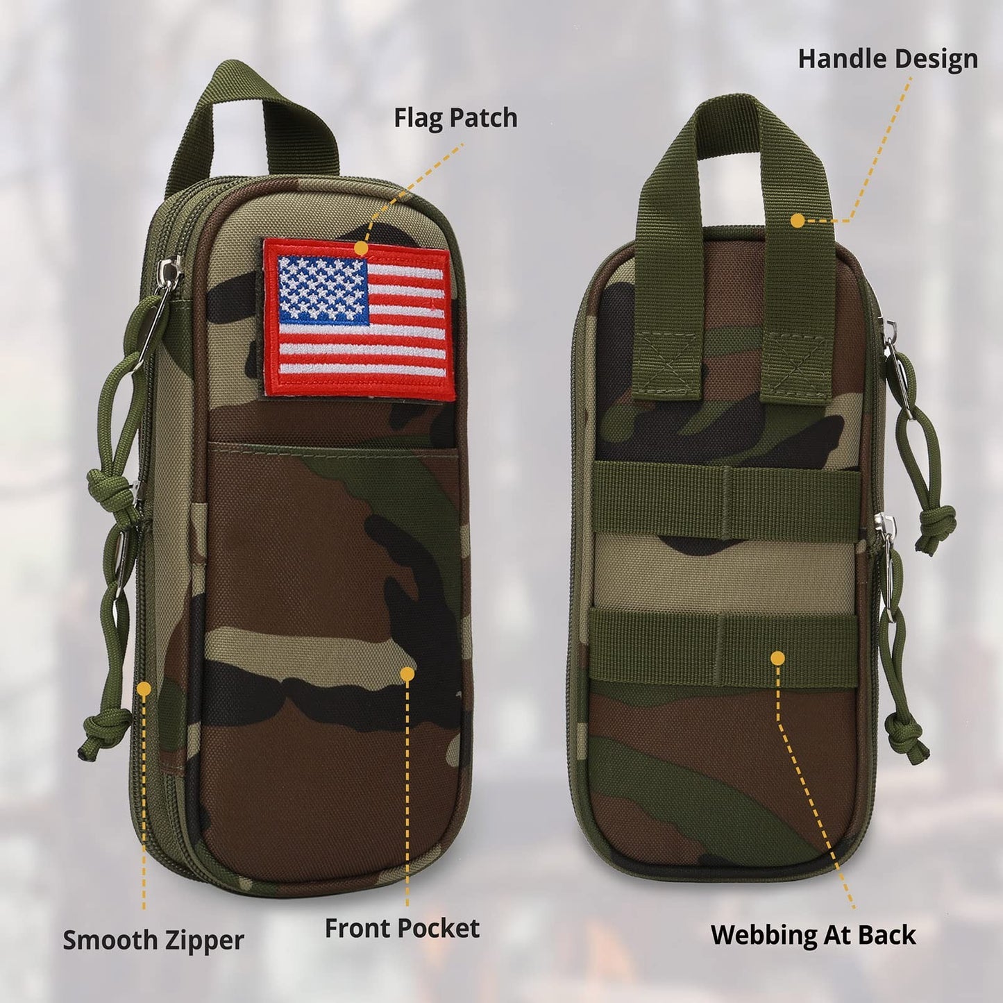 Large Capacity Tactical Pencil Case   Storage Pouch for Markers, Tools & Station3