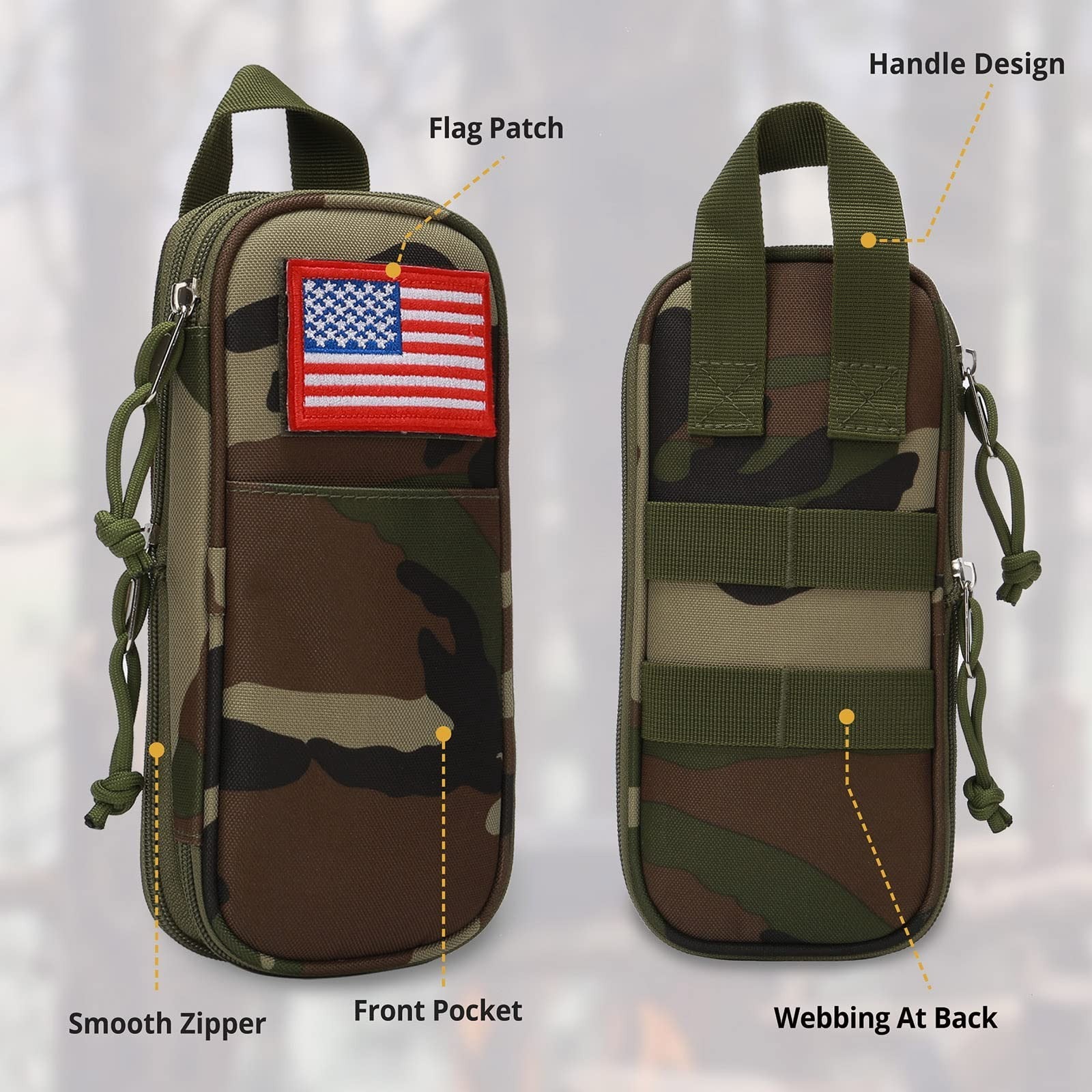 Large Capacity Tactical Pencil Case   Storage Pouch for Markers, Tools & Station3
