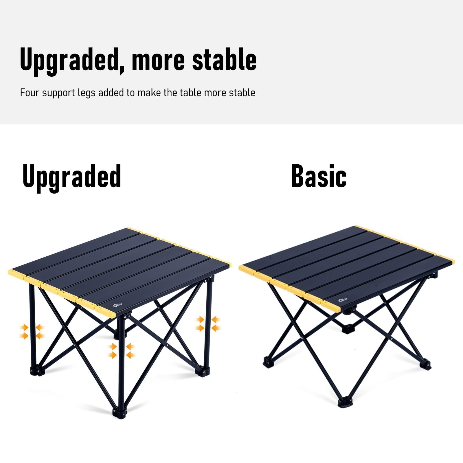 Compact Ultralight Folding Camping Table with Carry Bag - Portable & Durable Siz5