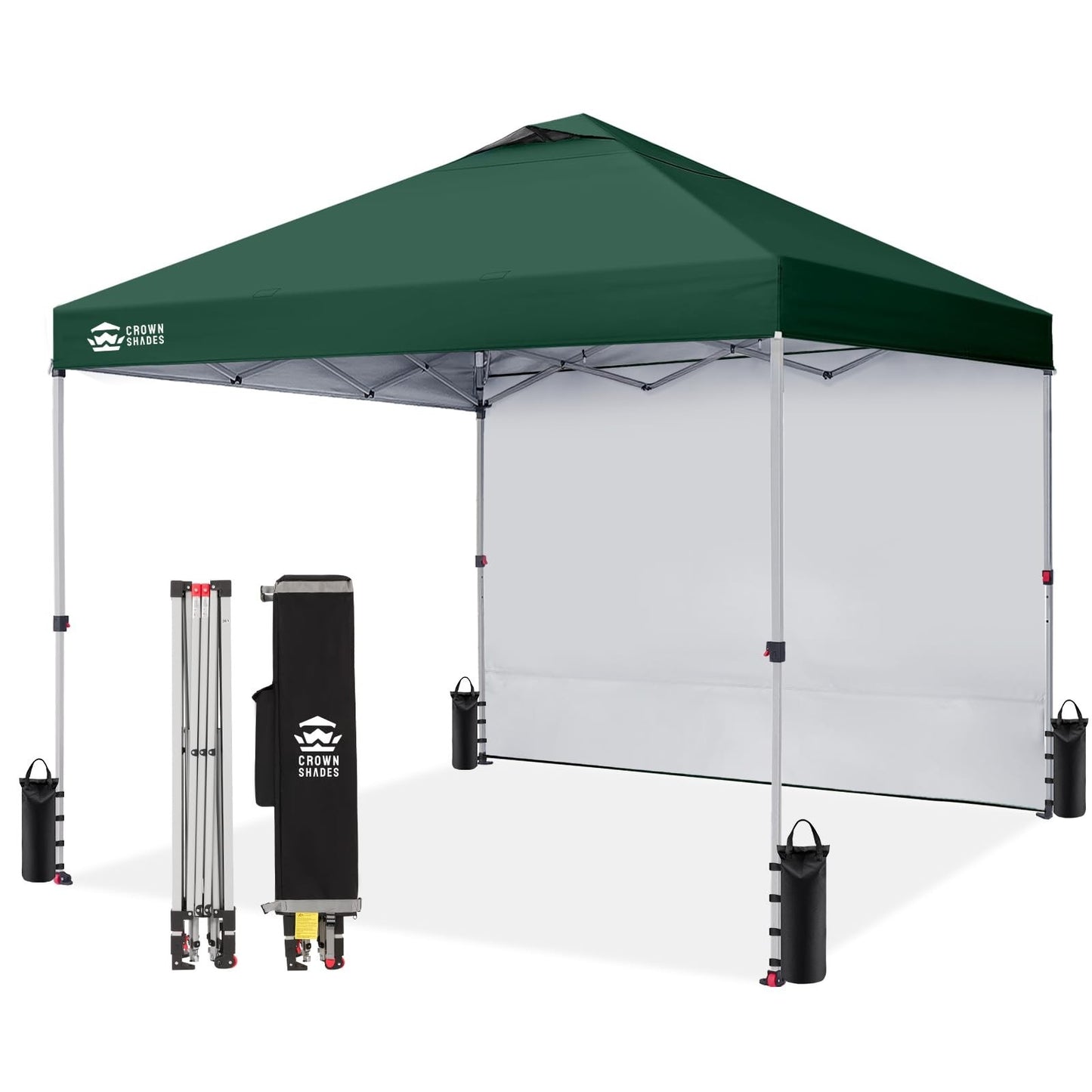 12x12 Pop Up Canopy Tent with Side Wall, Easy Setup Outdoor Gazebo, Sun Shade fo1