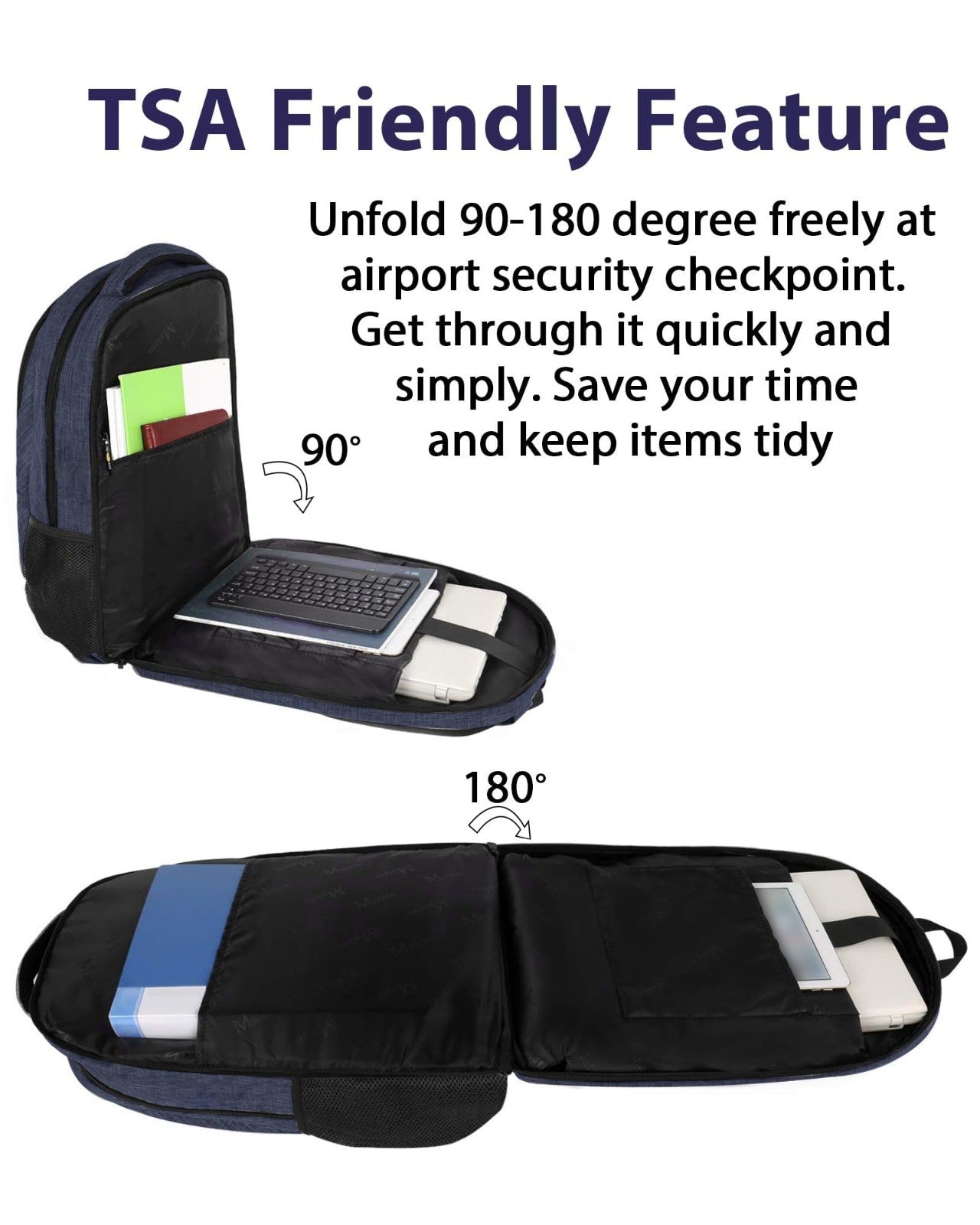 Extra Large Travel Laptop Backpack 50L for Men, Water Resistant Carry On Bag2
