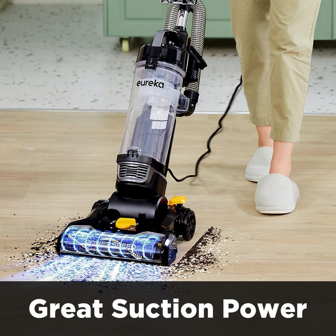 Lightweight Powerful Upright Vacuum Cleaner for Carpet & Hard Floor, Pet Hair, 22
