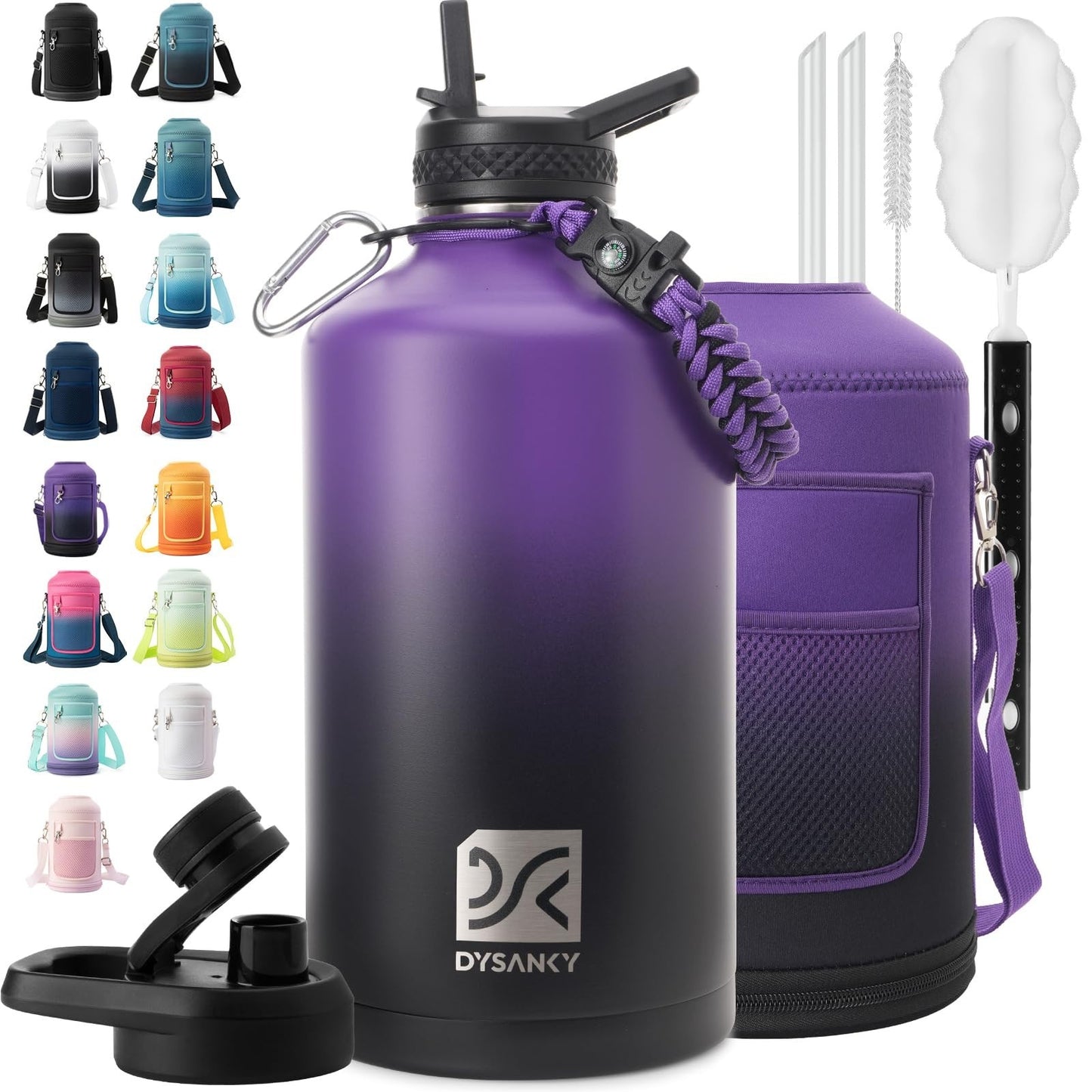 Optimized eBay Title:  "1 Gallon Insulated Water Bottle - Stainless Steel Vacuu1