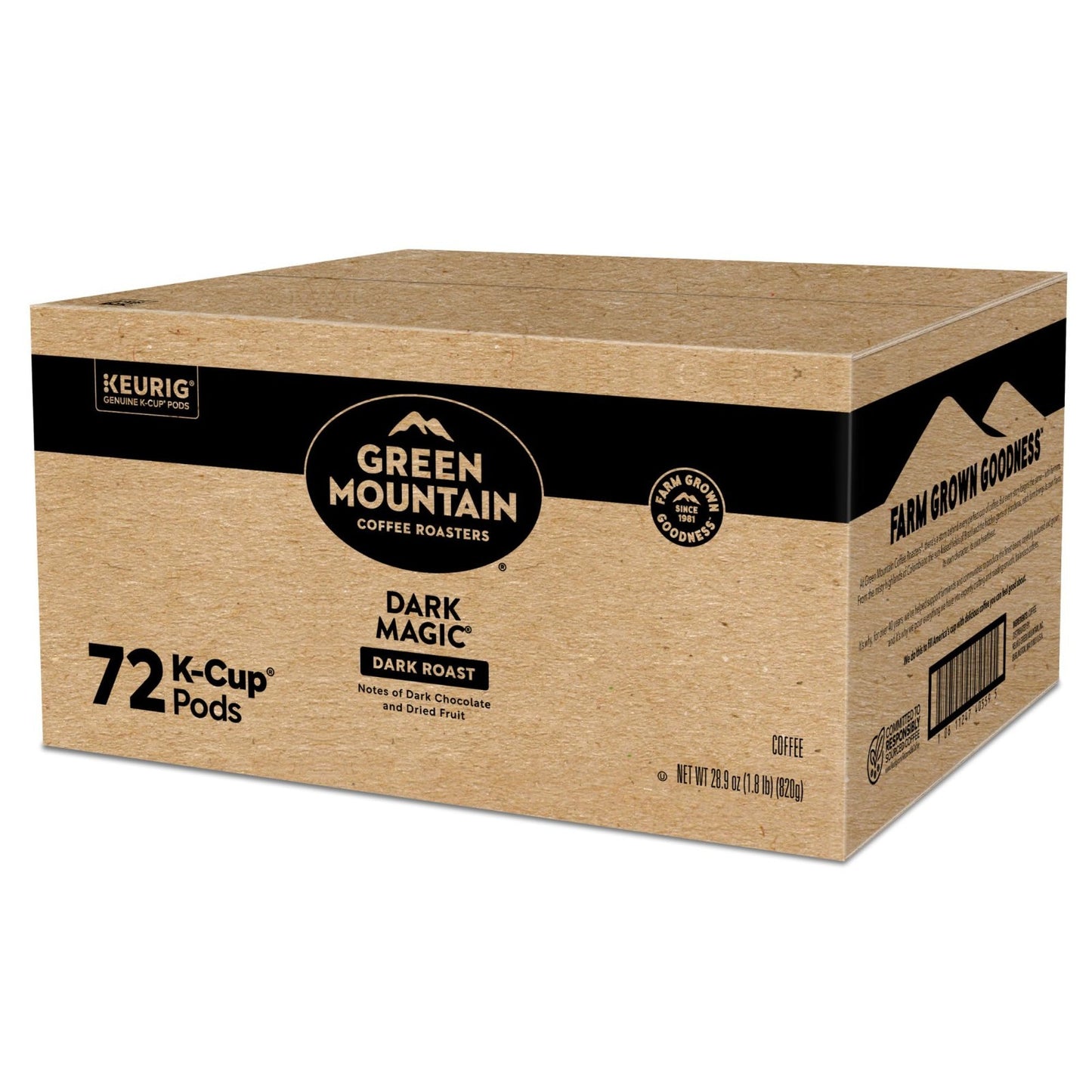 Dark Magic Dark Roast Coffee K Cup Pods for Keurig, 72 Count, Single Serve Pods17