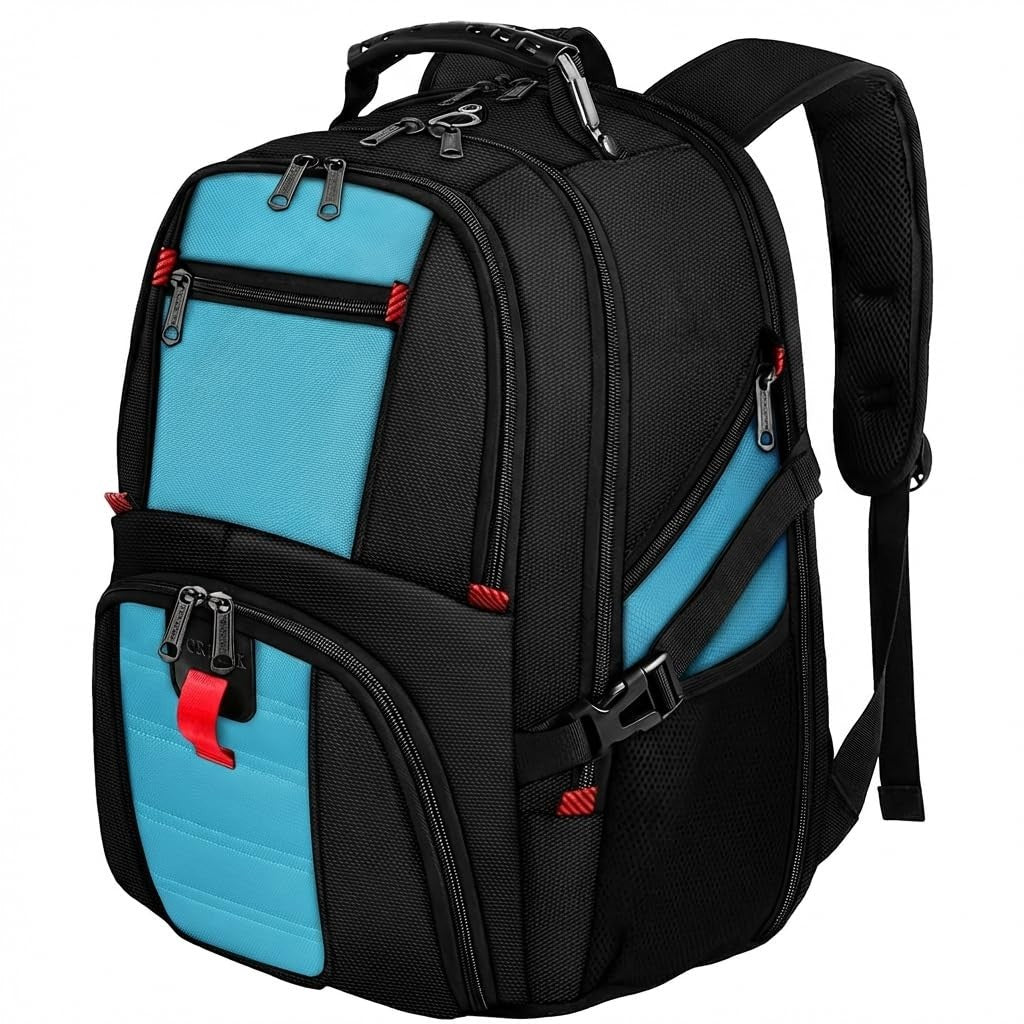 Large Heavy Duty Laptop Backpack for Men, Travel Bag with Multiple Pockets1