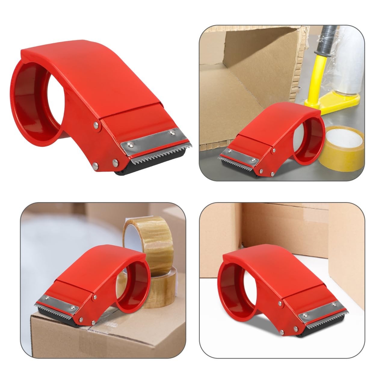 Metal Tape Dispenser for Desktop - Office, School & Home Use - Durable & Stylish4