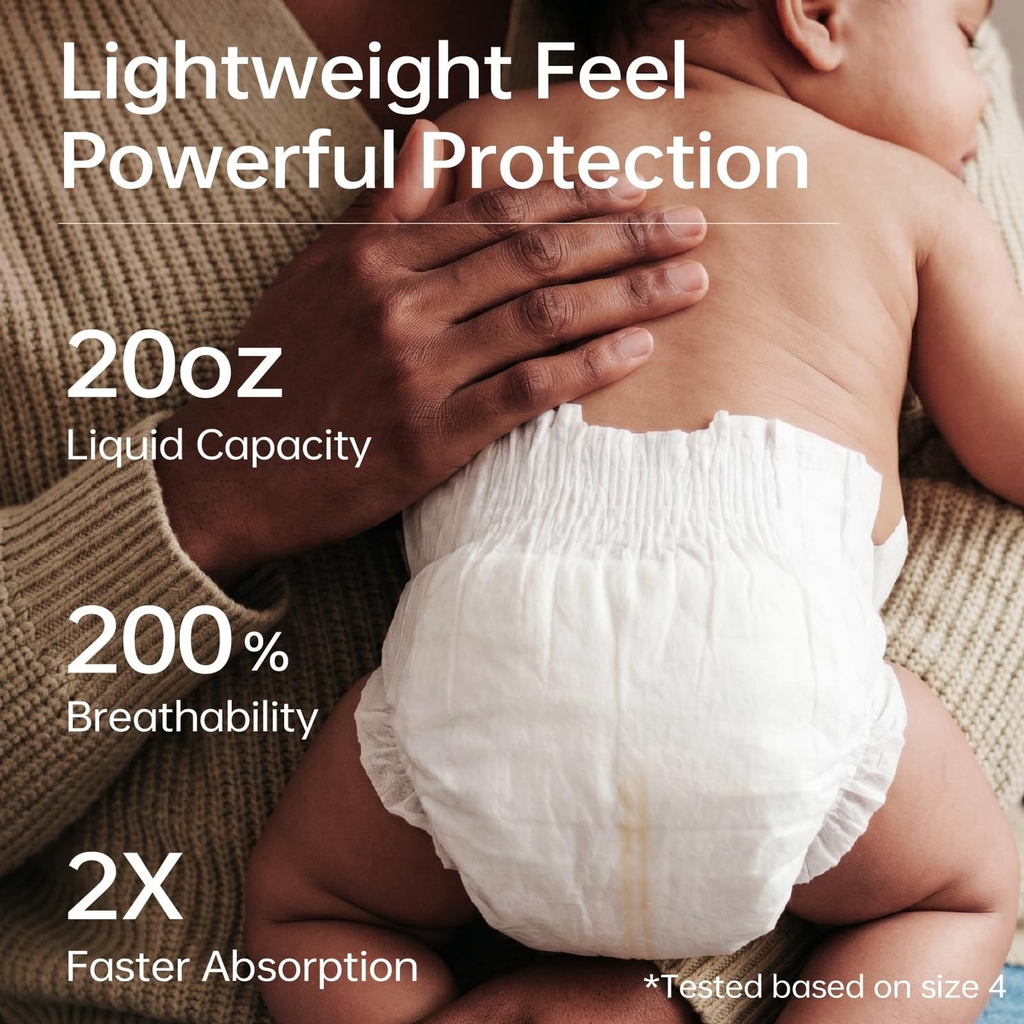 Disposable Baby Diapers Size 4 (22-33 lbs) - 138 Count, Ultra-Soft, Leak Guards,5