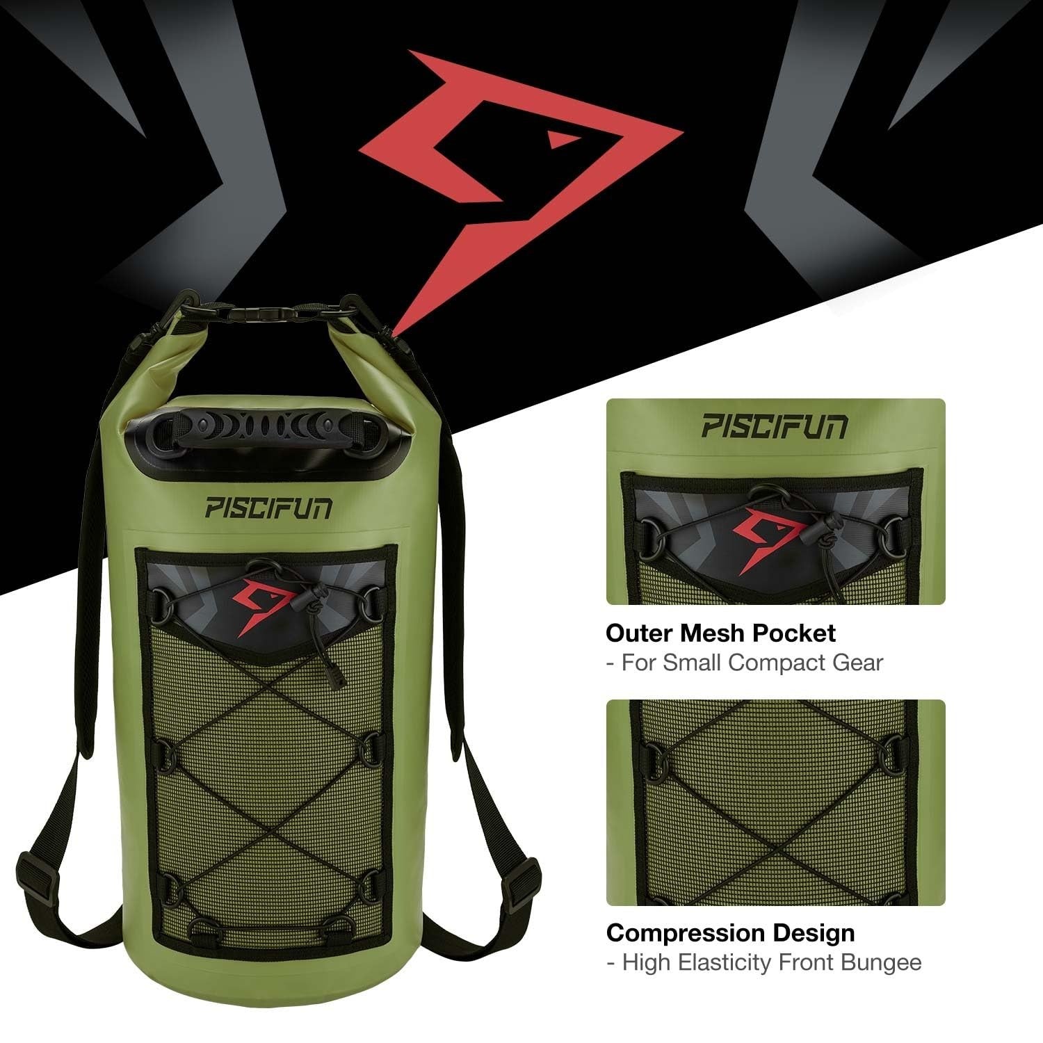 Waterproof Dry Bag Backpack 10L/20L/30L/40L - Floating, Phone Case Included for5