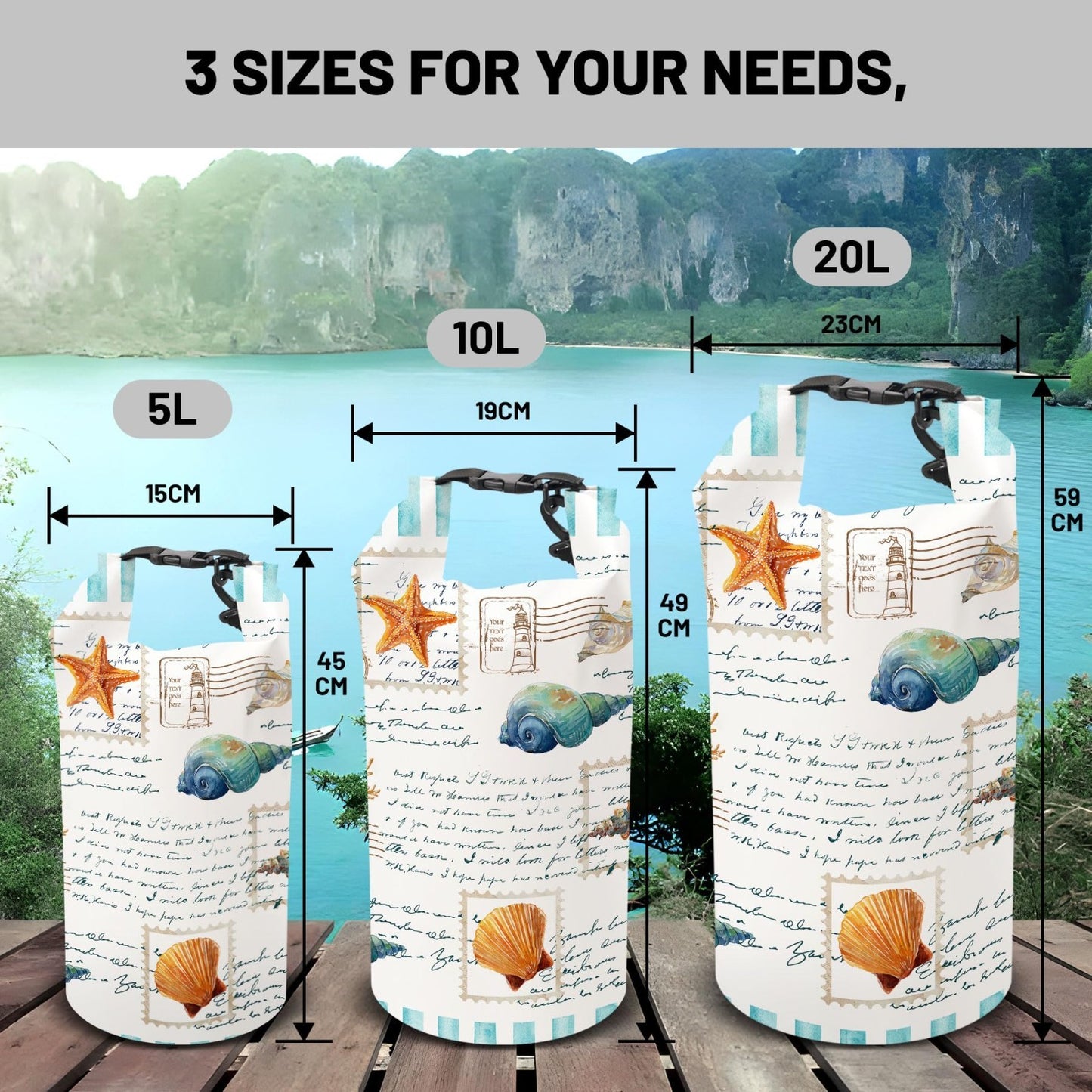 Waterproof Dry Bag Backpack - Lightweight Floating Bags for Kayaking, Fishing, C2