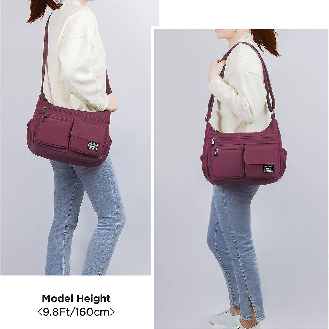 Lightweight Waterproof Crossbody Bag for Women | RFID Travel Shoulder Purse2