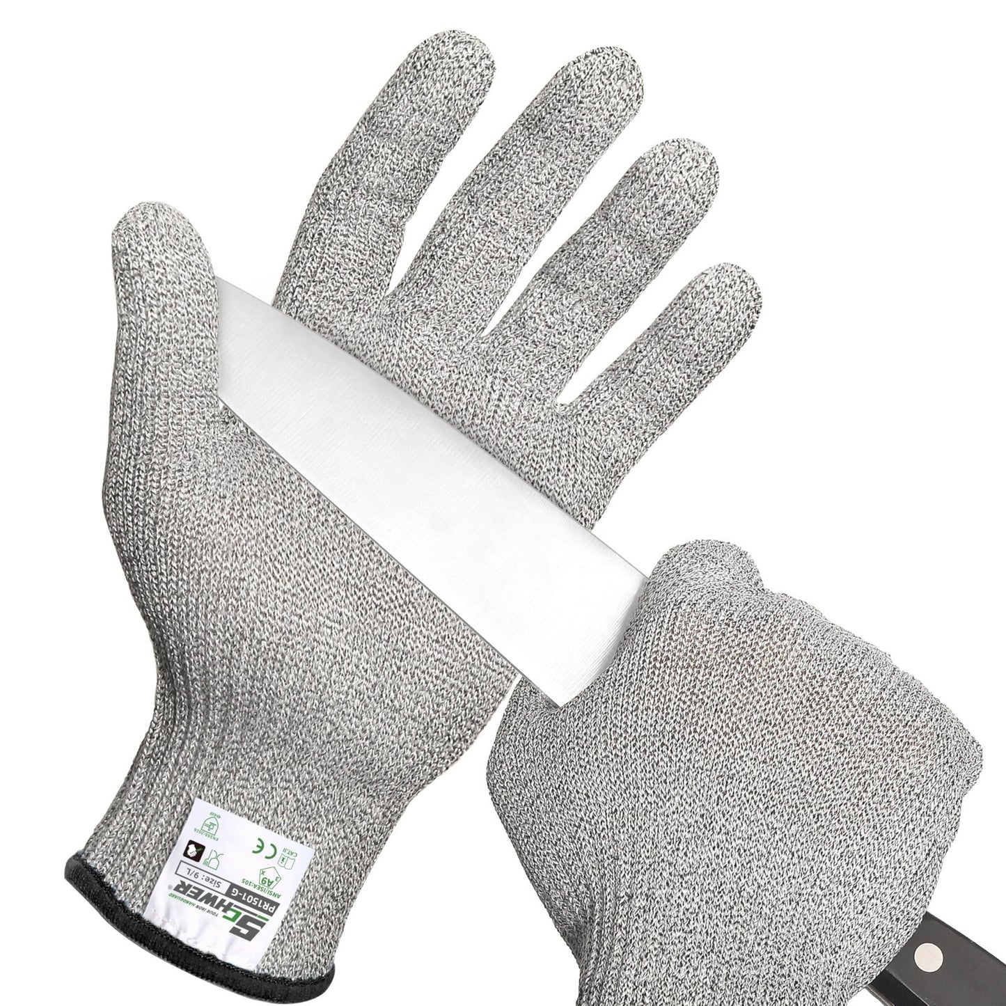 Cut Resistant Kitchen Gloves   Food Grade, Non PFAS, for Meat & Fish Prep, Mando0