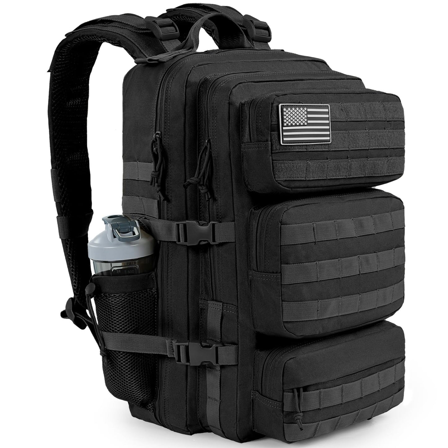Large 50L Military Tactical Backpack, Molle Assault Pack, Water Resistant Rucksa1