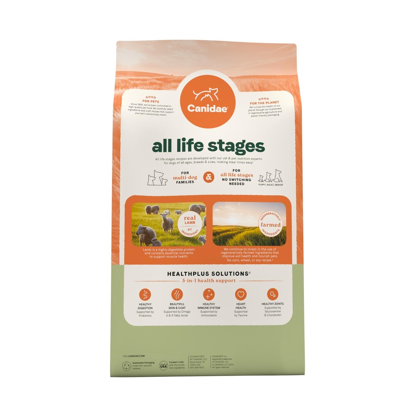 Premium All Life Stages Dog Food, Real Lamb & Ancient Grains, 27 lb Bag7