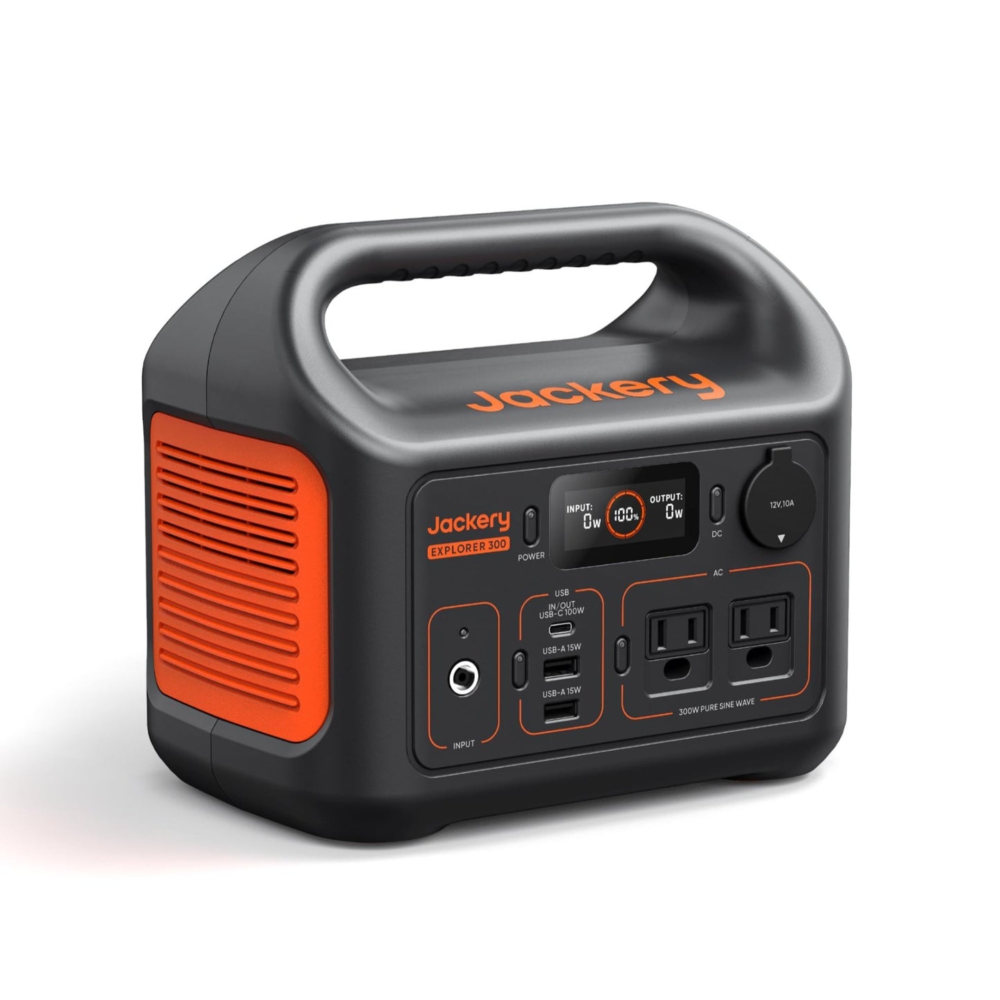 Portable Power Station 292Wh, LiFePO4 Battery Solar Generator for Camping, Trave0