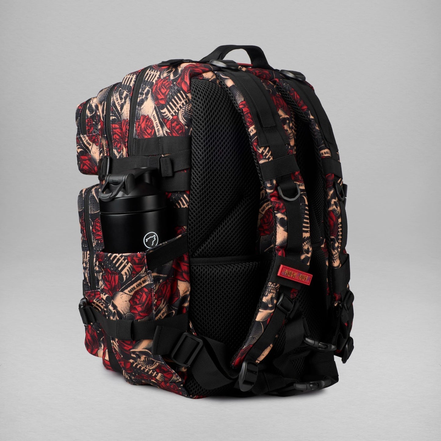 Durable 45L Waterproof Gym Backpack   1000D Oxford, MOLLE Webbing, Laptop Pocket5