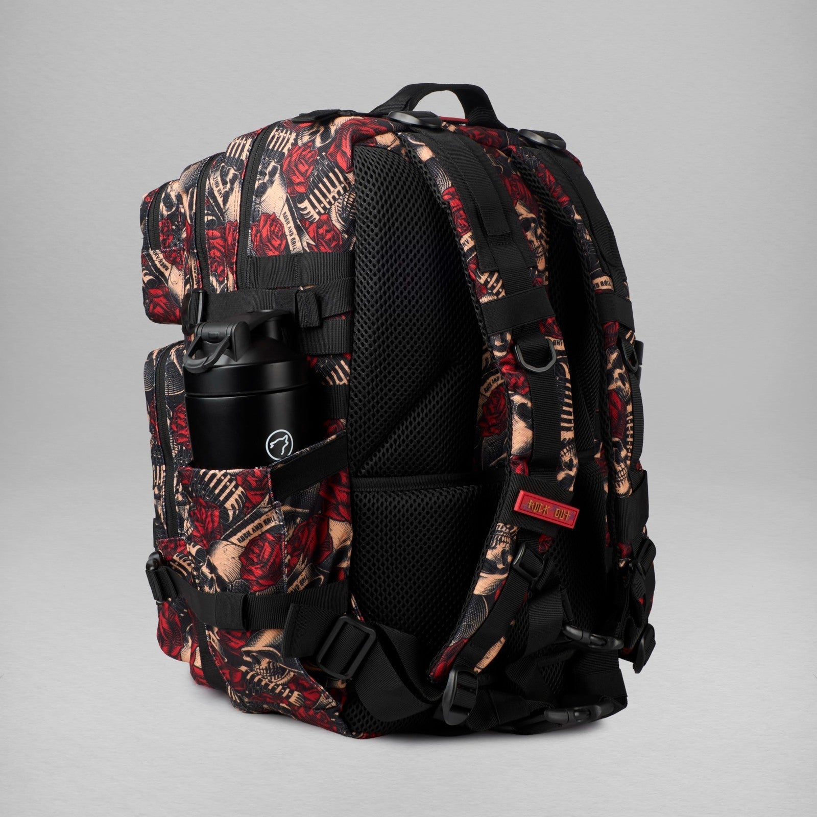 Durable 45L Waterproof Gym Backpack   1000D Oxford, MOLLE Webbing, Laptop Pocket5