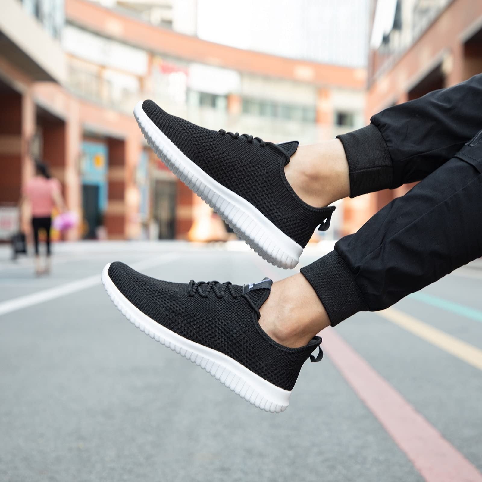 Ultra Lightweight Men's Running Shoes - Breathable Non-Slip Athletic Sneakers fo2