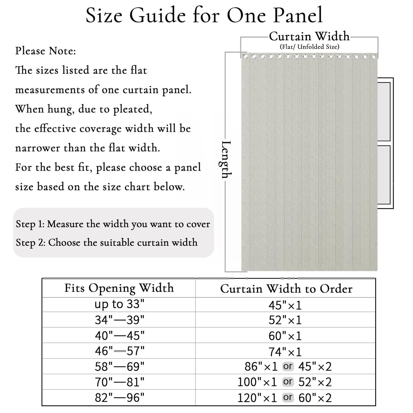 96" Faux Linen Blackout Curtain, Memory Trained Pinch Pleat Drape for Home Offic2