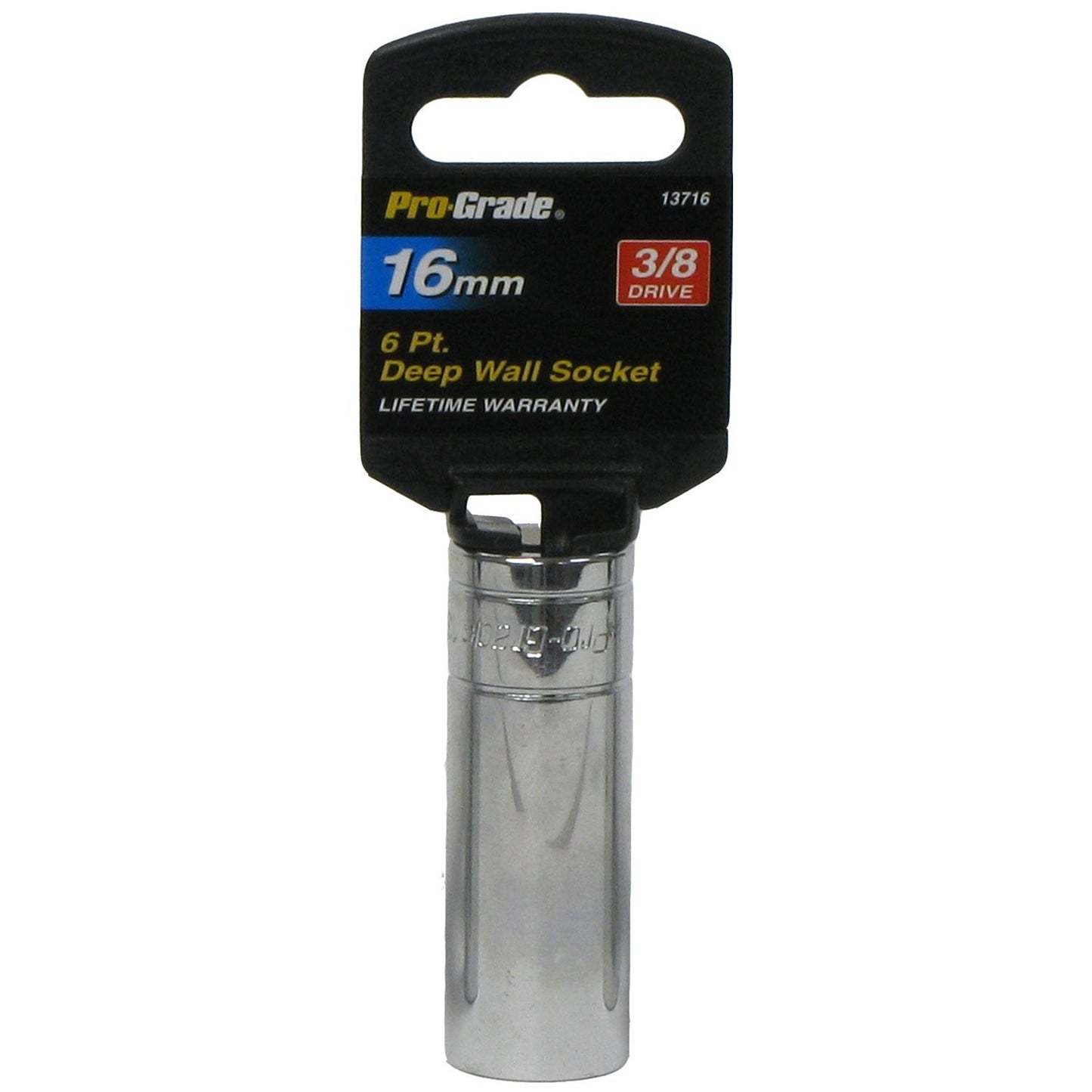 3/8" Drive 6 Point Deep Socket 16mm - Professional Quality Tool for Mechanics1