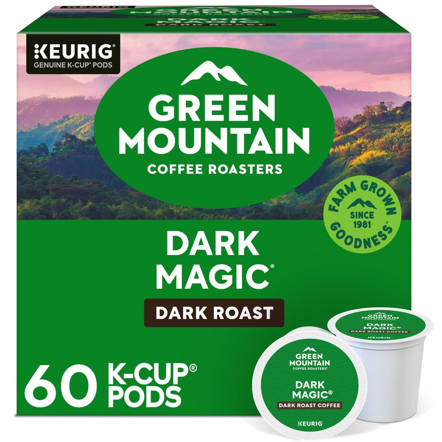 Dark Magic Coffee Pods, 60ct   Bold & Rich Flavor, Compatible with Keurig Machin1