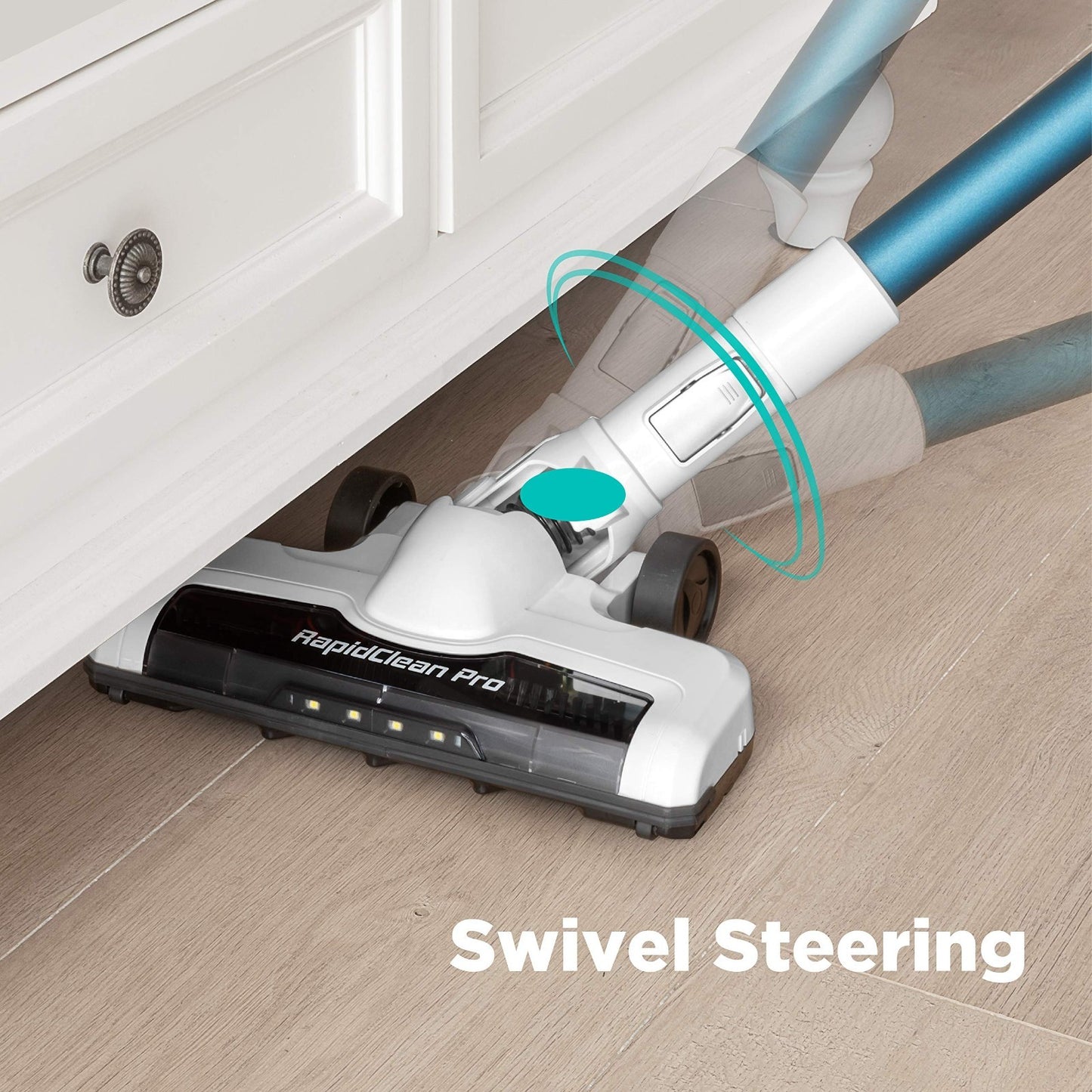 Lightweight Cordless Vacuum Cleaner - High Efficiency Digital Motor, LED Headlig5