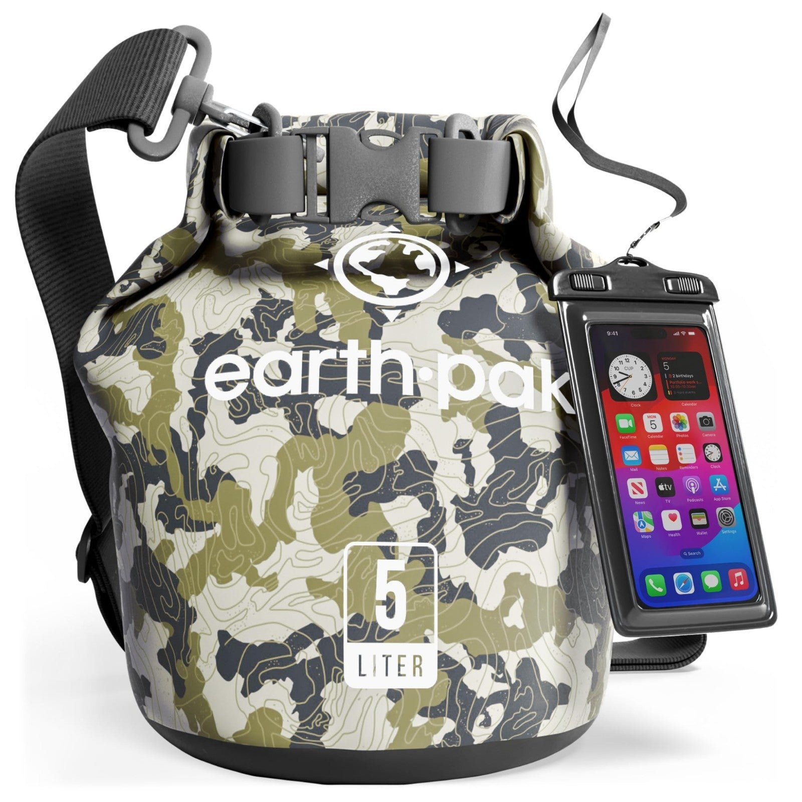 Waterproof Dry Bag Backpack   Roll Top Sack for Kayaking & Gear Protection, Phon1