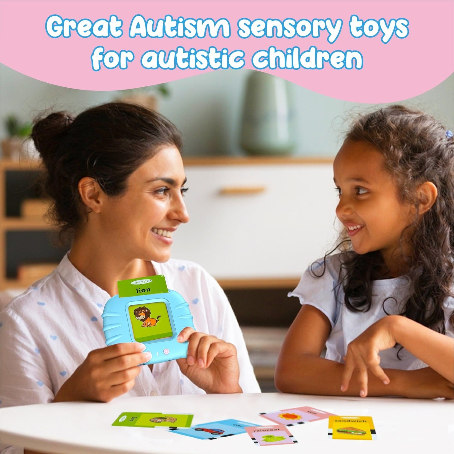 Interactive Talking Flash Cards for Kids 2-4 | 224 Vocabulary Words | Educationa6