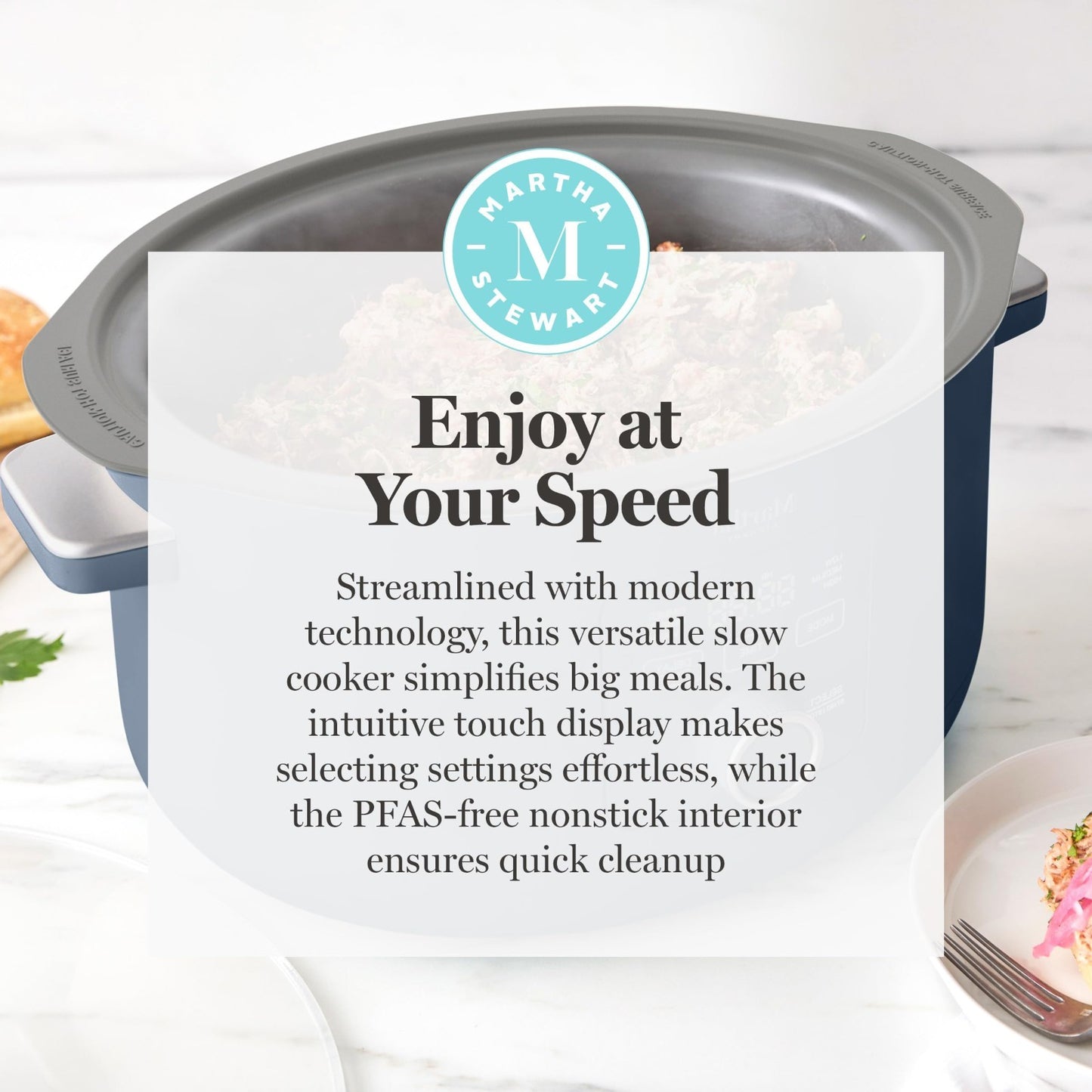 **Custom Title:** 8 QT Programmable Slow Cooker with Timer, Nonstick Ceramic Cro2