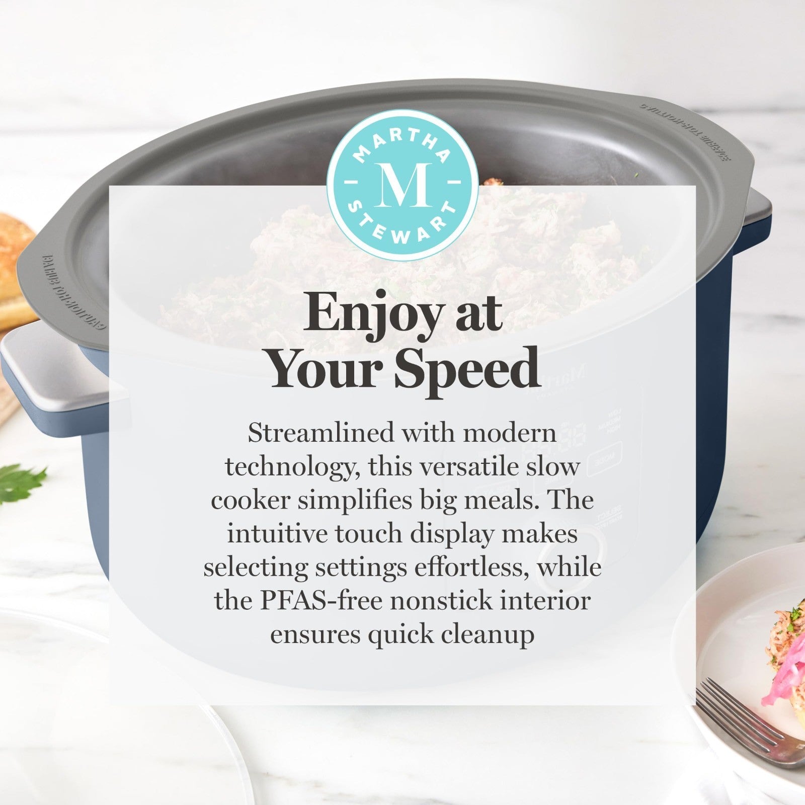 **Custom Title:** 8 QT Programmable Slow Cooker with Timer, Nonstick Ceramic Cro2