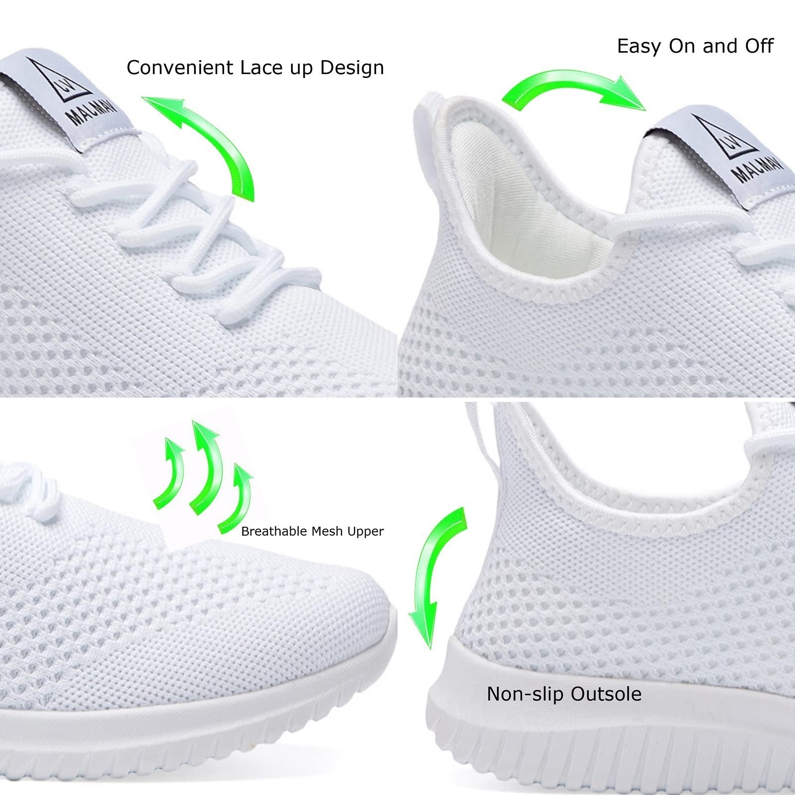 Lightweight Breathable Men's Running Shoes - Non-Slip Athletic Sneakers for Walk4