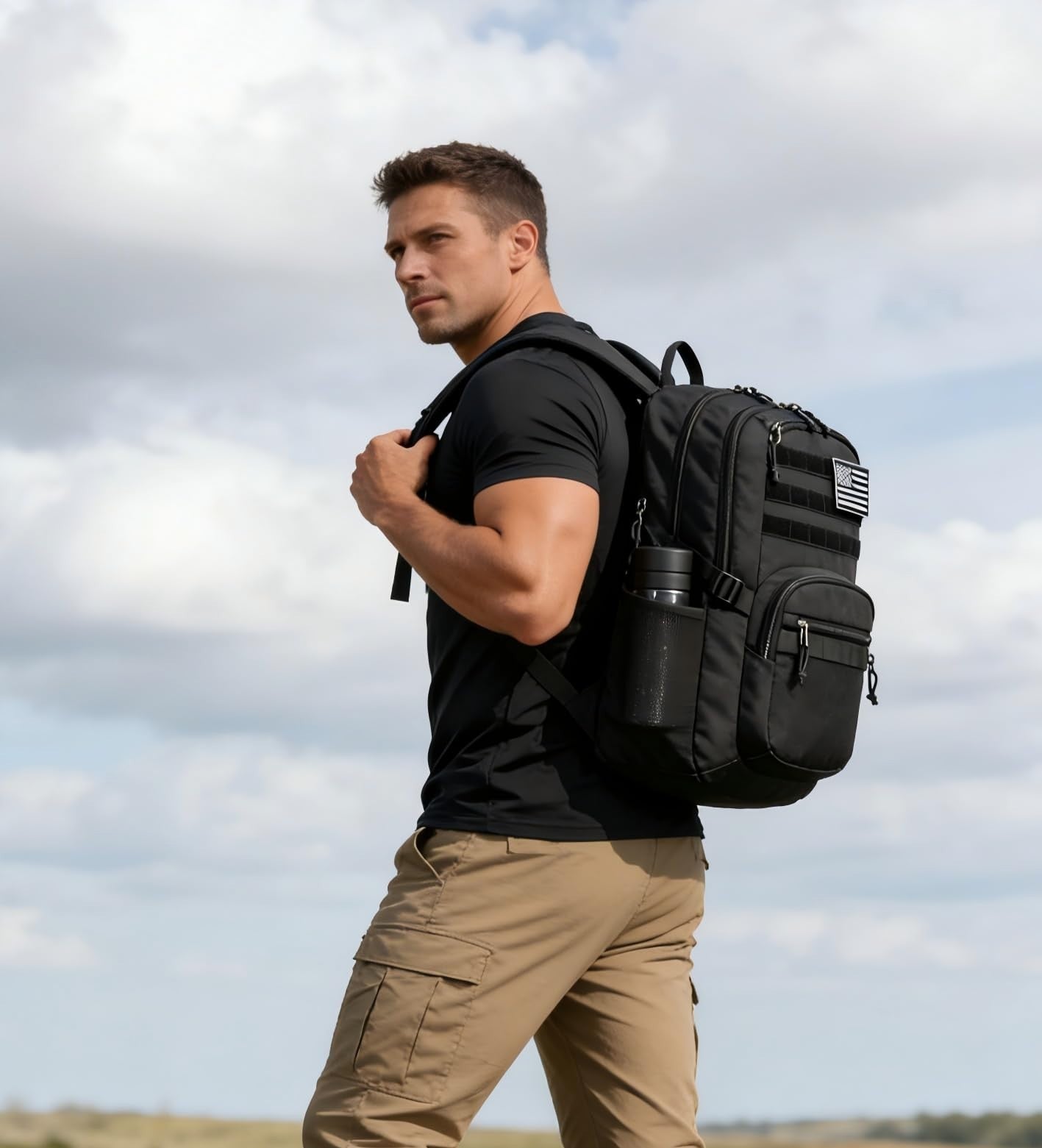 Tactical Military Backpack 30L, 3 Day Assault Pack with Molle System for Outdoor2