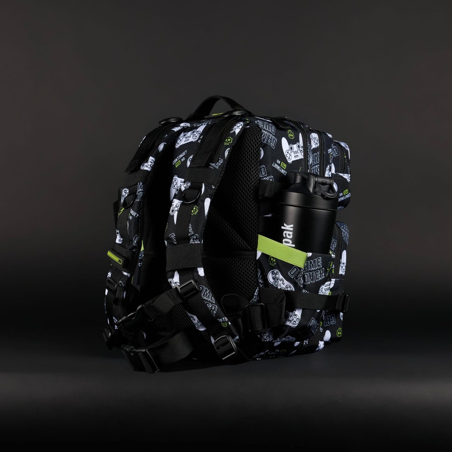 Durable 25L Waterproof Gym Backpack, MOLLE Webbing, Laptop Pocket, Athletic Gear4