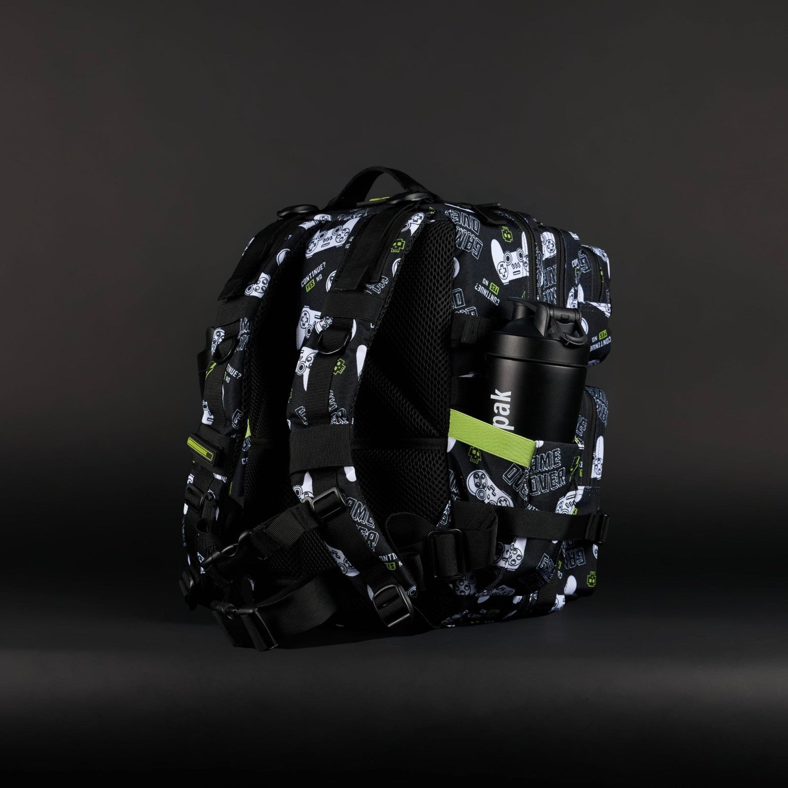 Durable 25L Waterproof Gym Backpack, MOLLE Webbing, Laptop Pocket, Athletic Gear4