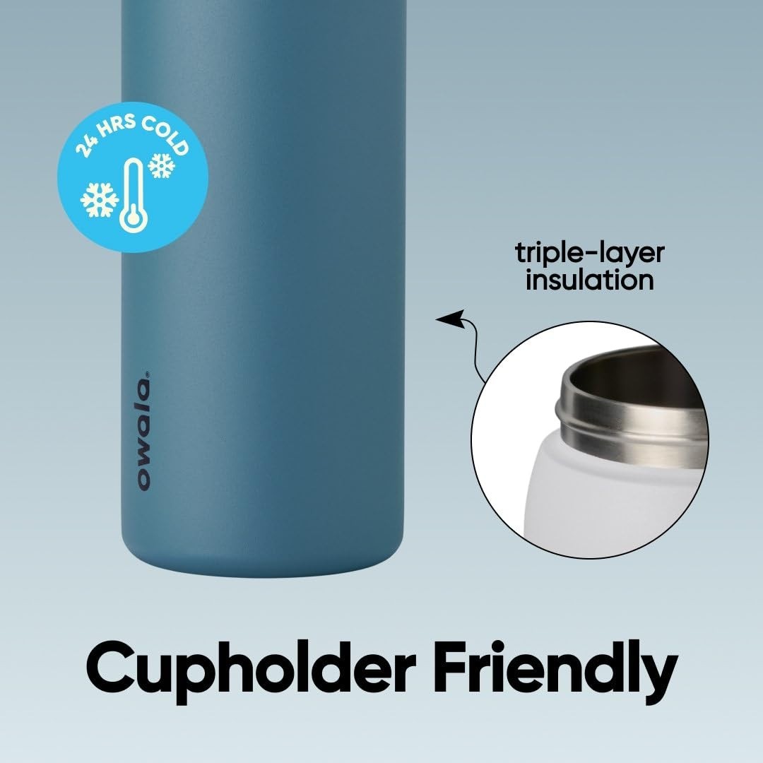 Insulated Stainless Steel Water Bottle 32 Oz with Straw, BPA Free, Travel Friend3