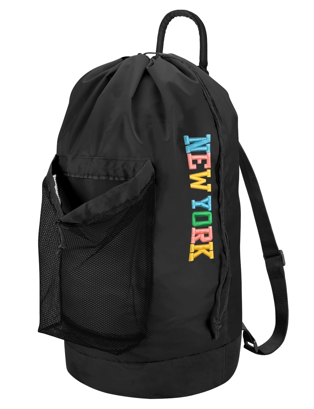 Optimized eBay Title:  "Durable Laundry Backpack with Shoulder Straps, Mesh Poc1