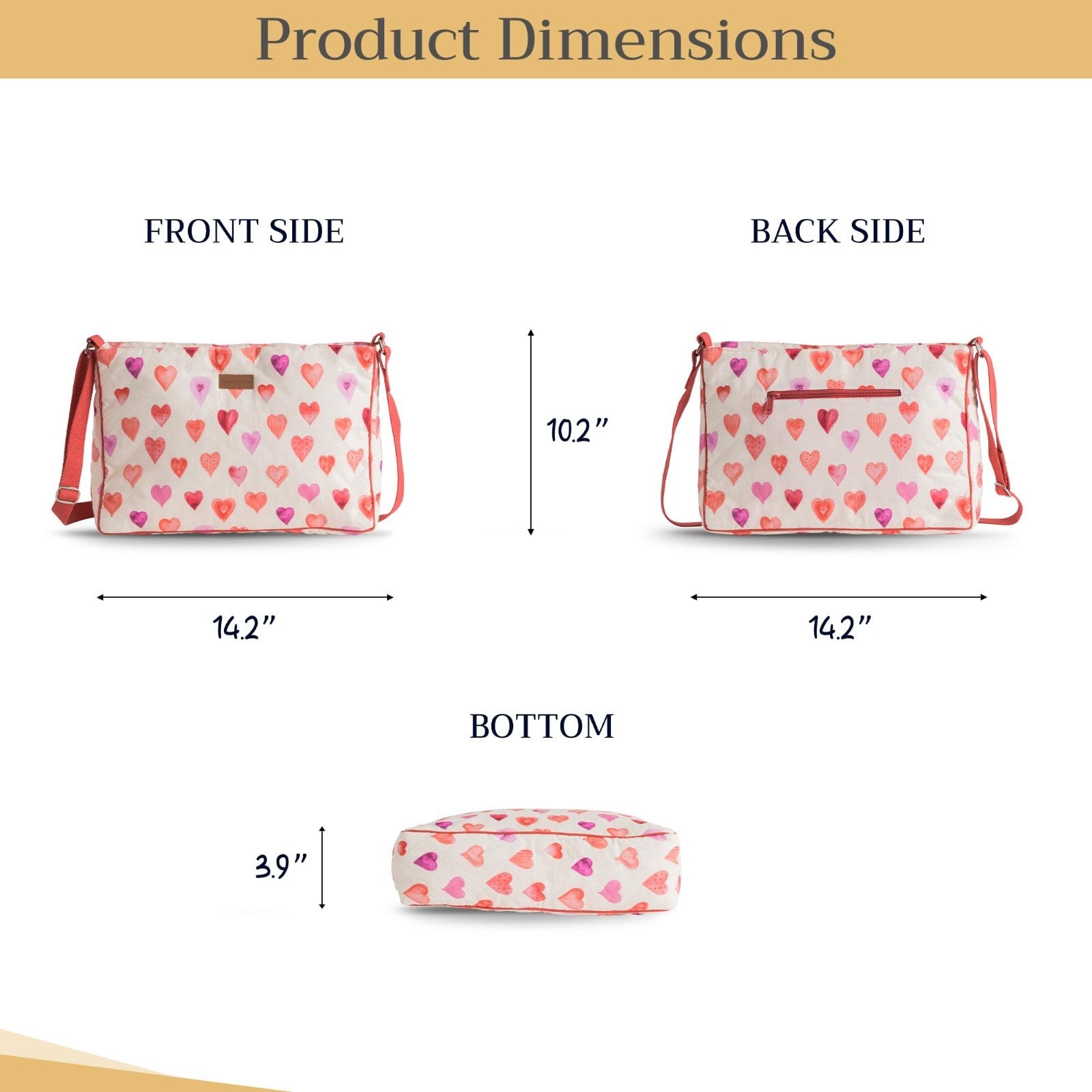 Stylish Cotton Shoulder Bag for Women   Versatile Handbag, Everyday Use, Fashion4