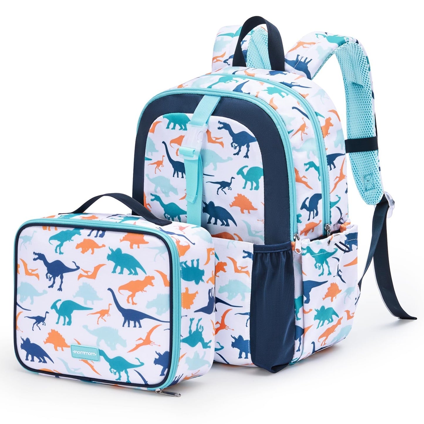 Kids Backpack Set for Kindergarten & Preschool - 2 PCS with Lunch Box, 15L Capac1